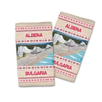 Сувенирна хавлиена кърпа Черноморие 4090 - Сувенирна хавлиена кърпа Черноморие 4090