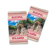 Сувенирна хавлиена кърпа Черноморие 4098 - Сувенирна хавлиена кърпа Черноморие 4098