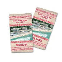 Сувенирна хавлиена кърпа Черноморие 4100 - Сувенирна хавлиена кърпа Черноморие 4100