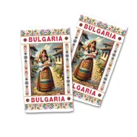 Сувенирна кърпа - Бит, традиции, обичаи. 4244 - Сувенирна кърпа - Бит, традиции, обичаи. 4244
