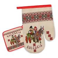 Комплект ръкохватки с български шевици 4287 - Комплект ръкохватки с български шевици 4287