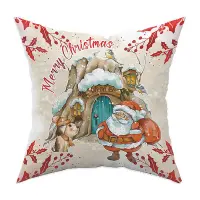 Декоративна възглавница с коледни мотиви - 2203 - Декоративна възглавница с коледни мотиви - 2203