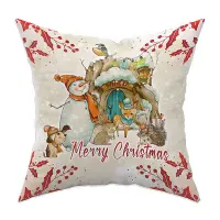 Декоративна възглавница с коледни мотиви - 2206 - Декоративна възглавница с коледни мотиви - 2206