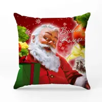 Декоративна възглавница с коледни мотиви - 2350 - Декоративна възглавница с коледни мотиви - 2350