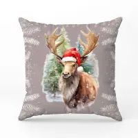 Декоративна възглавница с коледни мотиви - 2352 - Декоративна възглавница с коледни мотиви - 2352