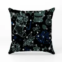 Декоративна възглавница с коледни мотиви - 2371 - Декоративна възглавница с коледни мотиви - 2371