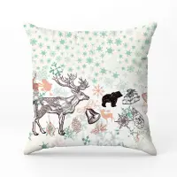 Декоративна възглавница с коледни мотиви - 2381 - Декоративна възглавница с коледни мотиви - 2381