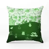 Декоративна възглавница с коледни мотиви - 2384 - Декоративна възглавница с коледни мотиви - 2384