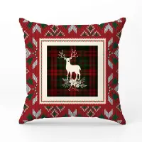 Декоративна възглавница с коледни мотиви - 2394 - Декоративна възглавница с коледни мотиви - 2394