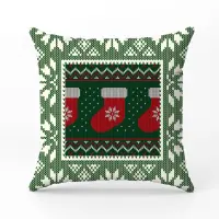 Декоративна възглавница с коледни мотиви - 23994 - Декоративна възглавница с коледни мотиви - 23994