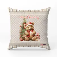 Декоративна възглавница с коледни мотиви - 5304 - Декоративна възглавница с коледни мотиви - 5304