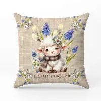 Декоративна възглавница - Великденски мотиви - 4074 - Декоративна възглавница - Великденски мотиви - 4074