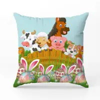 Декоративна възглавница - Великденски мотиви - 5069 - Декоративна възглавница - Великденски мотиви - 5069