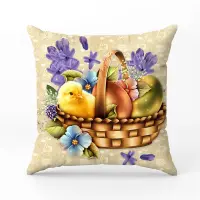 Декоративна възглавница - Великденски мотиви - 5076 - Декоративна възглавница - Великденски мотиви - 5076