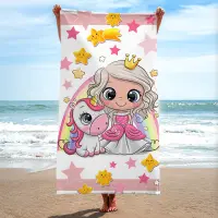 Детска хавлиена кърпа - Принцеса - Детска хавлиена кърпа - Принцеса