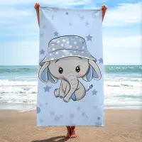 Детска хавлиена кърпа - Слонче - Детска хавлиена кърпа - Слонче