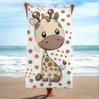 Детска хавлиена кърпа - Жираф - Детска хавлиена кърпа - Жираф