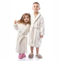 Детски халат Елеганс - Крем - Детски халат Елеганс - Крем