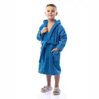 Детски халат Елеганс - Морско синьо - 2699 | Детски халат Елеганс - Морско синьо - 2699