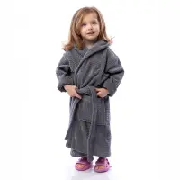 Детски халат Елеганс - Сив - 2712 | Детски халат Елеганс - Сив - 2712