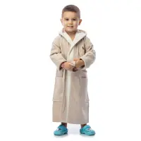 Детски халат лукс - цвят капучино - Детски халат лукс - цвят капучино