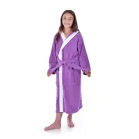 Детски халат Маер - Лилав - 2437 | Детски халат Маер - Лилав - 2437