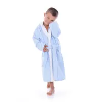 Детски халат Маер - Светло синьо - Детски халат Маер - Светло синьо