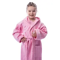 Детски халат нишка - розово - 644 | Детски халат нишка - розово - 644