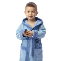 Детски халат Вивиен - Светло синьо - 1257 | Детски халат Вивиен - Светло синьо - 1257