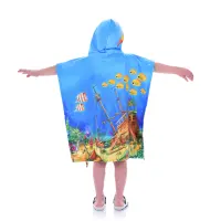 Детско пончо - Акула - 1357 | Детско пончо - Акула - 1357