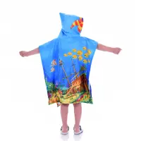 Детско пончо - Акула - 1358 | Детско пончо - Акула - 1358