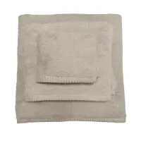 Едноцветна хавлиена кърпа "ЛОТОС" - комплект - 3 броя - крем - Едноцветна хавлиена кърпа "ЛОТОС" - комплект - 3 броя - крем
