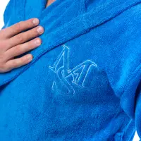 Халат Едноцветен Лукс - Парламент - мъжки - 1620 | Халат Едноцветен Лукс - Парламент - мъжки - 1620