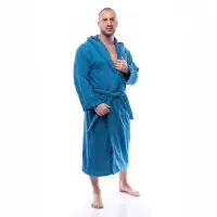 Халат Елеганс - Морско синьо - мъжки - 2660 | Халат Елеганс - Морско синьо - мъжки - 2660