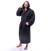 Халат Маер - Черен - мъжки - Халат Маер - Черен - мъжки