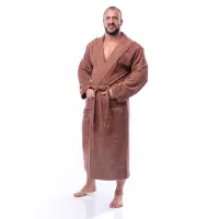 Халат Маер - Кафяв - мъжки - 1554 | Халат Маер - Кафяв - мъжки - 1554
