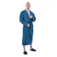 Халат Маер - Петрол - мъжки - 1196 | Халат Маер - Петрол - мъжки - 1196