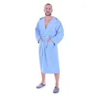 Халат Маер - Светло синьо - мъжки - 1179 | Халат Маер - Светло синьо - мъжки - 1179