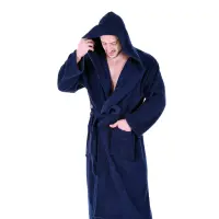 Халат Маер - Тъмно синьо - мъжки - 1188 | Халат Маер - Тъмно синьо - мъжки - 1188