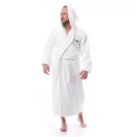 Халат Микропамук - крем - мъжки - 205 | Халат Микропамук - крем - мъжки - 205
