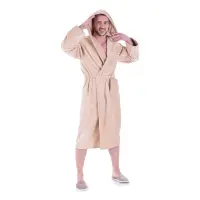 Халат нишка - Крем - мъжки - Халат нишка - Крем - мъжки