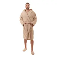 Халат Рипс - къс - Капучино - мъжки - 3670 | Халат Рипс - къс - Капучино - мъжки - 3670