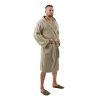 Халат Рипс - къс - Светло зелен - мъжки - 3681 | Халат Рипс - къс - Светло зелен - мъжки - 3681