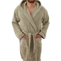 Халат Рипс - къс - Светло зелен - мъжки - 3683 | Халат Рипс - къс - Светло зелен - мъжки - 3683