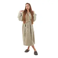 Халат Рипс - Светло зелен - дамски - Халат Рипс - Светло зелен - дамски