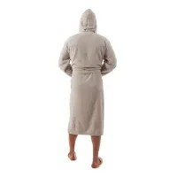 Халат Севи лого - MS - светло сив- мъжки - 3763 | Халат Севи лого - MS - светло сив- мъжки - 3763