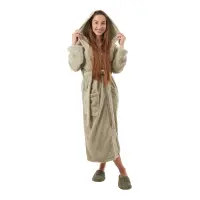 Халат Севи лого - MS - светло зелен- дамски - 3736 | Халат Севи лого - MS - светло зелен- дамски - 3736