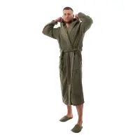 Халат Севи лого - MS - тъмно зелен- мъжки - Халат Севи лого - MS - тъмно зелен- мъжки