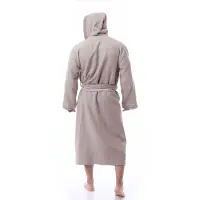 Халат Вафла Лукс - Светло сив - мъжки - Халат Вафла Лукс - Светло сив - мъжки