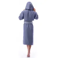 Халат Вафла Лукс - Тъмно сиво - дамски - 1847 | Халат Вафла Лукс - Тъмно сиво - дамски - 1847